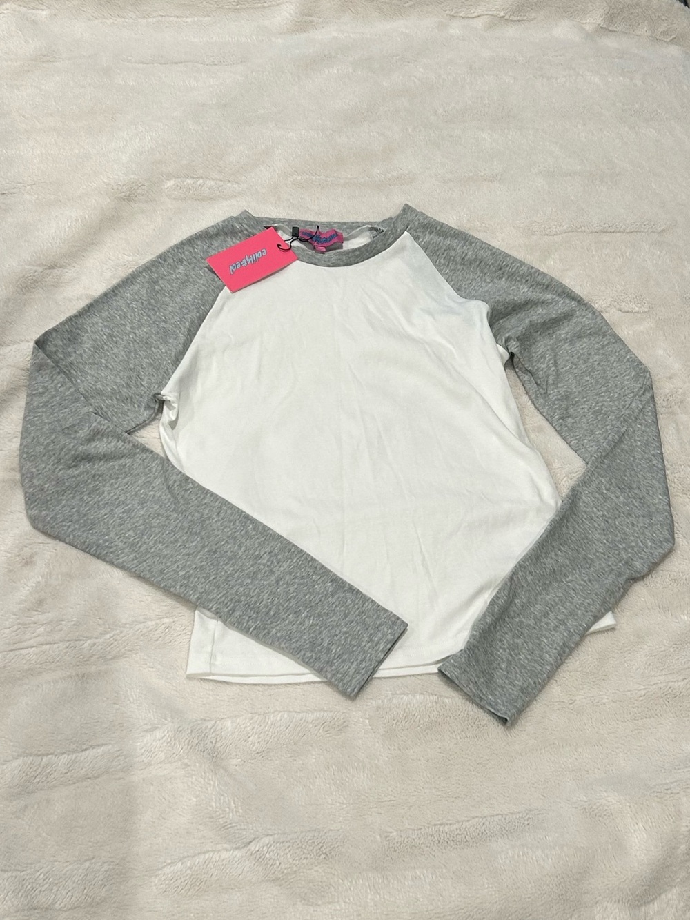 Edikted Raglan Long Sleeve Tee - Picture 2 of 6